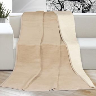 Deka KIRA PLUS béžová / světle béžová, 150x200cm