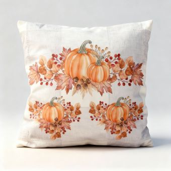Dekorační povlak na polštářek CYH6063C oranžové dýně, 40x40cm
