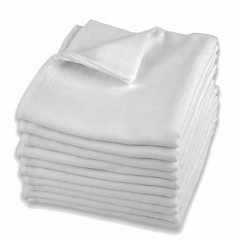 Dětská bavlněná látková plena BÍLÁ, 120g/m2, 80x80cm