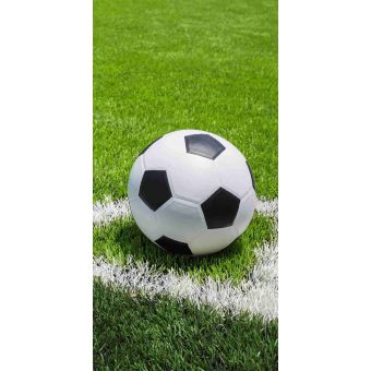 Fotbalová plážová osuška FOOTBALL, zelená, froté, 70x140cm