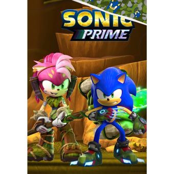 Dětské povlečení JEŽEK SONIC A AMY ROSE, fototisk, hnědé, bavlna hladká, 140x200cm + 70x90cm 