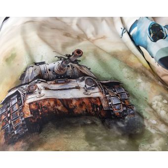 Dětské povlečení Matějovský ARMY, hnědé, bavlna hladká (více rozměrů)