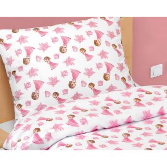 Dětské povlečení PRINCEZNA RŮŽOVÁ, bavlna hladká, 140x200cm + 70x90cm 