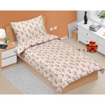 Dětské povlečení VELIKONOČNÍ ZAJÍČEK, béžové, bavlna hladká, 140x200cm + 70x90cm 