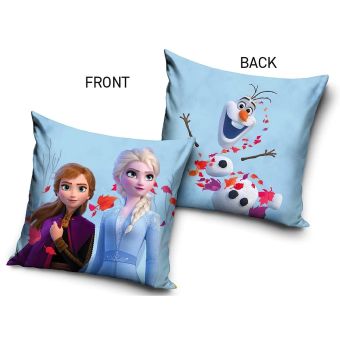 Dětský polštářek LEDOVÉ KRÁLOVSTVÍ MAGICKÝ PŘÍBĚH (FROZEN), modrý, 40x40cm