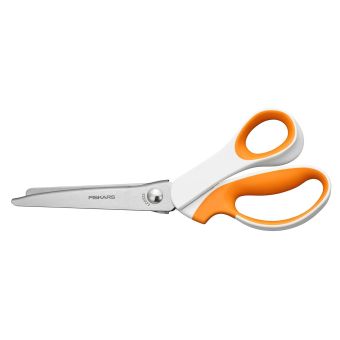 Entlovací nůžky FISKARS PREMIER zoubkované, s ergonomickou rukojetí, délka 24cm