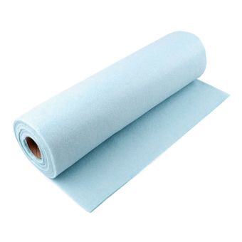 Filc / plsť 730123/28 jednobarevný, světle modrá, š. 41cm, 215g/m2, tloušťka 1-1,4mm (látka v metráži)