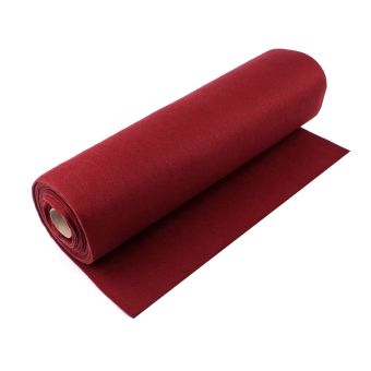 Filc / plsť 730123/29 jednobarevný, bordó, š. 41cm, 215g/m2, tloušťka 1-1,4mm (látka v metráži)