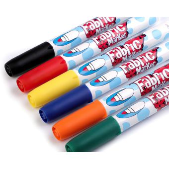 Fixy na textil 750625/1 mix barev, sada 6ks