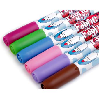 Fixy na textil 750625/2 mix barev, pastel, sada 6ks