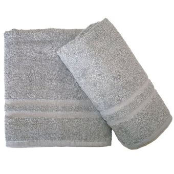 Froté maxi ručník EMA PRAKTIK, jednobarevný šedý, 60x110cm
