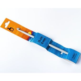 Háček na háčkování PONY, hliník / teflon 45611, velikost 5mm, délka 15cm