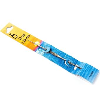 Háček na háčkování PONY, ocelový 58673, velikost 1,25mm, délka 12cm