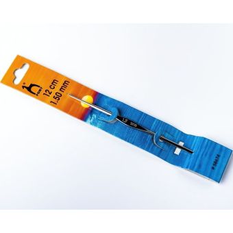 Háček na háčkování PONY, ocelový 58674, velikost 1,5mm, délka 12cm