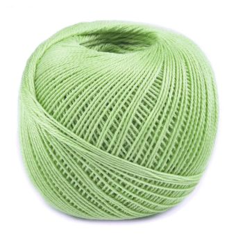 Pletací / háčkovací příze SNĚHURKA 613 zelená, jednobarevná, 30g/200m