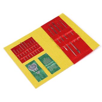 Jehly / sada jehel mapka INDIÁN GALANT a navlékač nití, 25 kusů (mix velikostí)