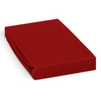 Jersey prostěradlo 160x200cm, červené