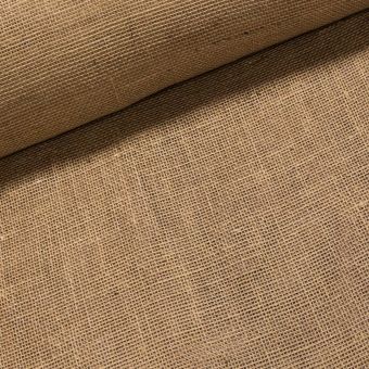 Juta technická (pytlovina), gramáž 213 g/m2, jednobarevná přírodní režná, š.105cm, role 25 metrů