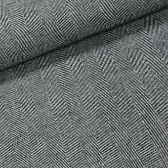 Kabátovina 2868/01, rybí kost, černo-krémová, š.155cm (látka v metráži)