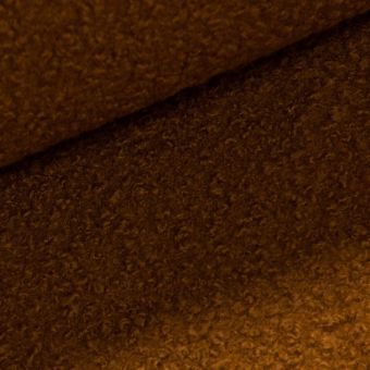 Kabátovina BUKLÉ / KRUL 8188-675, jednobarevná medová, š.155cm (látka v metráži)