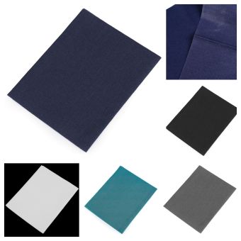 Klasická nažehlovací záplata, textilní bavlněná 050414, jednobarevná, 17x45cm