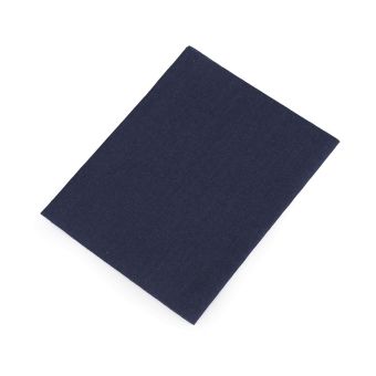 Klasická nažehlovací záplata, textilní bavlněná 050414, tmavě modrá, 17x45cm