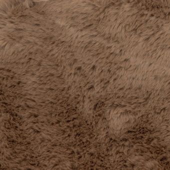 Koberec / kožešinová předložka CHLUP, béžová, 60x90cm