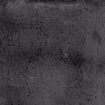 Koberec / kožešinová předložka CHLUP, tmavě šedá, 60x90cm