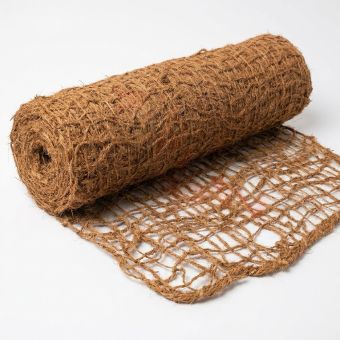 Kokosová protierozní síť KOS400, gramáž 400 g/m2, přírodní režná, š.100cm (látka v metráži)