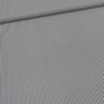 Košilovina bavlněná / batist, drobná černo-bílá kostička, š.150cm (látka v metráži)