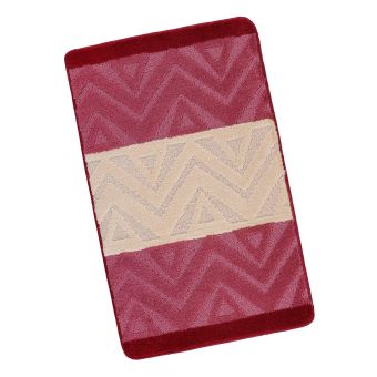 Koupelnová předložka BANY, CHEVRON BURGUNDY, vínová (více rozměrů)