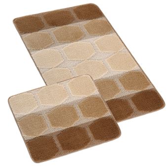 Koupelnová předložka BANY, PLÁSTEV BÉŽOVÁ (více rozměrů)
