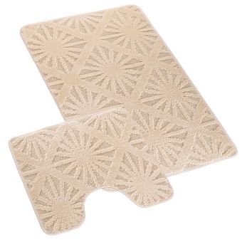 Koupelnová předložka BANY, UNI PAPRSKY SMETANOVÉ (více rozměrů)