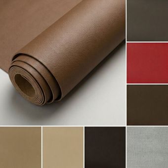 Potahová látka, čalounická KOŽENKA FSO SOFT PU silná, š.145cm, 520 g/m2, role 35 metrů (více barev)