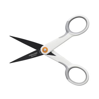Krejčovské nůžky FISKARS Non-Stick 1070025, s měkkou rukojetí, délka ostří 4,7cm, celková délka 12,3 cm