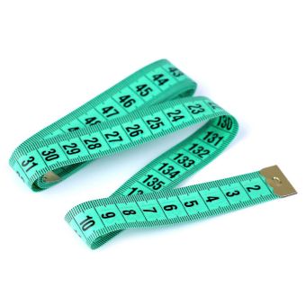 Krejčovský metr BASIC 070198, oboustranný, plastový, délka 150cm (barevný mix)