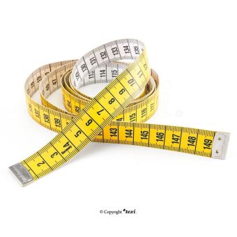Krejčovský profesionální metr TEXI 4007, oboustranný, skleněné vlákno, délka 150cm
