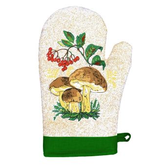 Kuchyňská chňapka HOUBY, zelená, 28x18cm