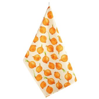 Kuchyňská utěrka vaflová 302 CIBULE, oranžová 1 kus, 50x70cm