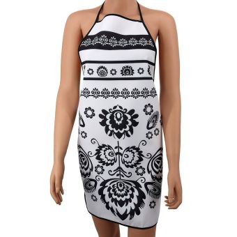 Kuchyňská zástěra SLOVÁCKO, bílá, 50x76cm