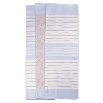 Kuchyňské utěrky EGYPTSKÁ BAVLNA U02 ELLIPSE, béžovo-světle modrá, 3 kusy, 50x70cm