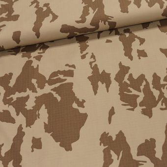 Maskáčovina BONNIE DESERT EL NyCo Ripstop, 195 g/m², pouštní vzor, š. 150 cm (látka v metráži)