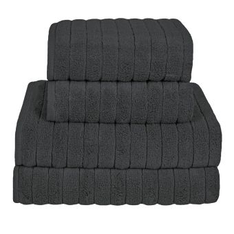 Mikrofroté ručník MIKRO DELUXE, grafit, tmavě šedý, 50x95cm