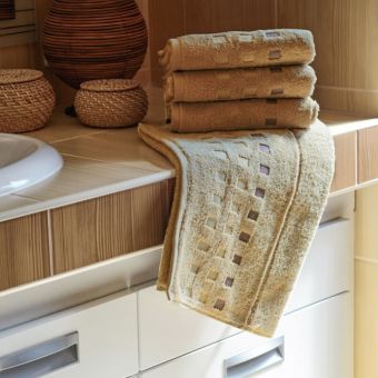 Mikrofroté ručník ZORA, béžový, 50x100cm