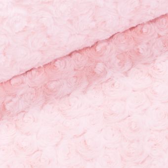 Mikroplyš / plyš 8915 387-20, hnízdečka, růžově pudrová, š.150cm (látka v metráži)