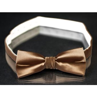 Motýlek pánský AMJ kapučínový MP019