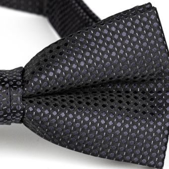 Motýlek pánský AMJ vzorovaný, černý / puntíkovaný MP427