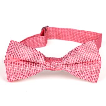 Motýlek pánský AMJ vzorovaný, růžový / oválky MP366