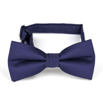 Motýlek pánský AMJ vzorovaný, tmavě modrý / tečkovaný MP416