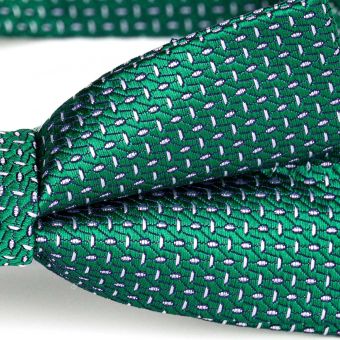 Motýlek pánský AMJ vzorovaný, zelený / čárkovaný MP408